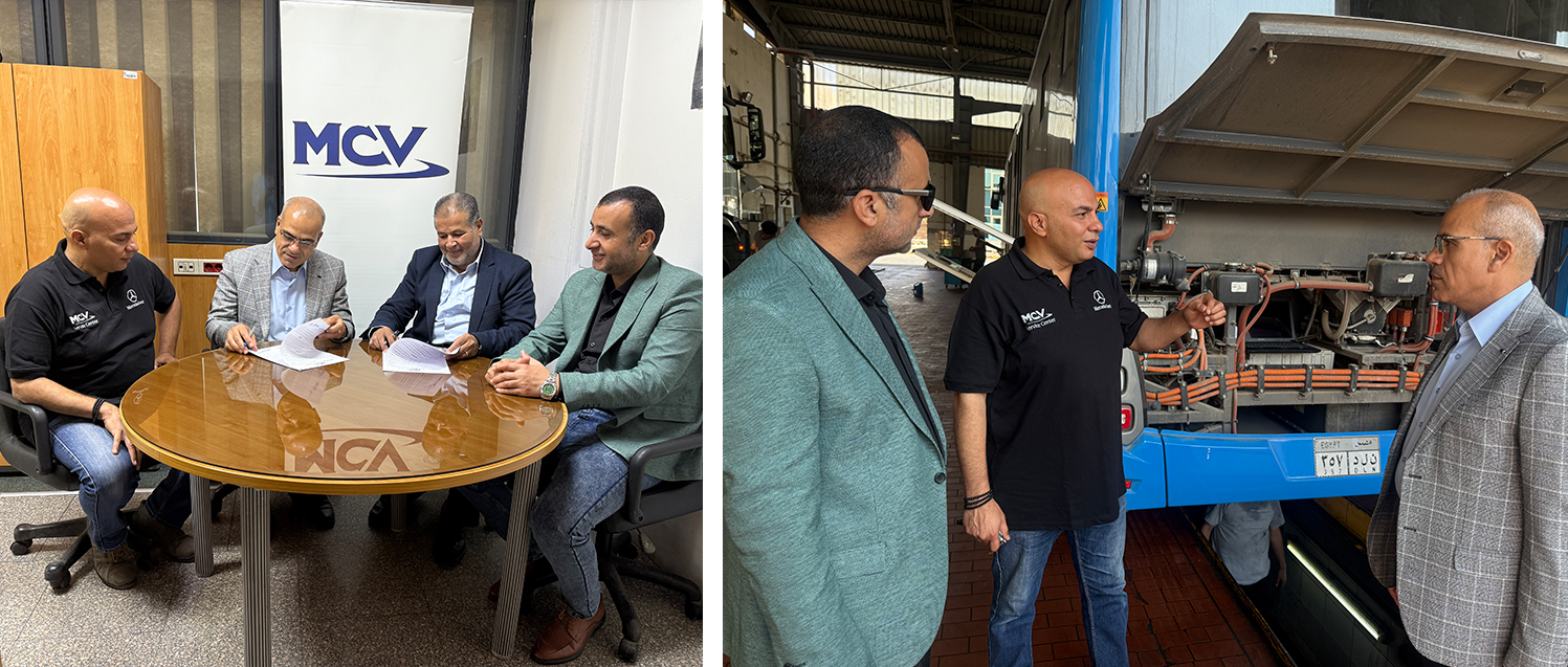 Strengthening Smart Mobility: MCV Signs Comprehensive After-Sales Maintenance Contract for 100 Electric Buses with the Egyptian BRT Company